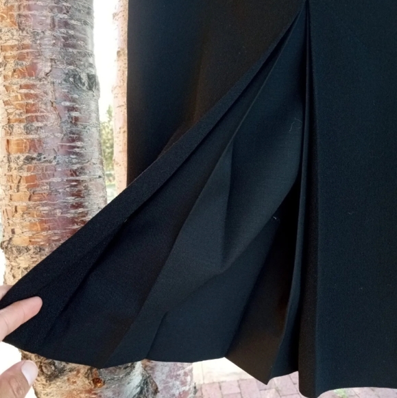 Annette Gortz Pencilcut - Belt.Virgin Wool black shirt size38 M.Made in Germany - Picture 5 of 12